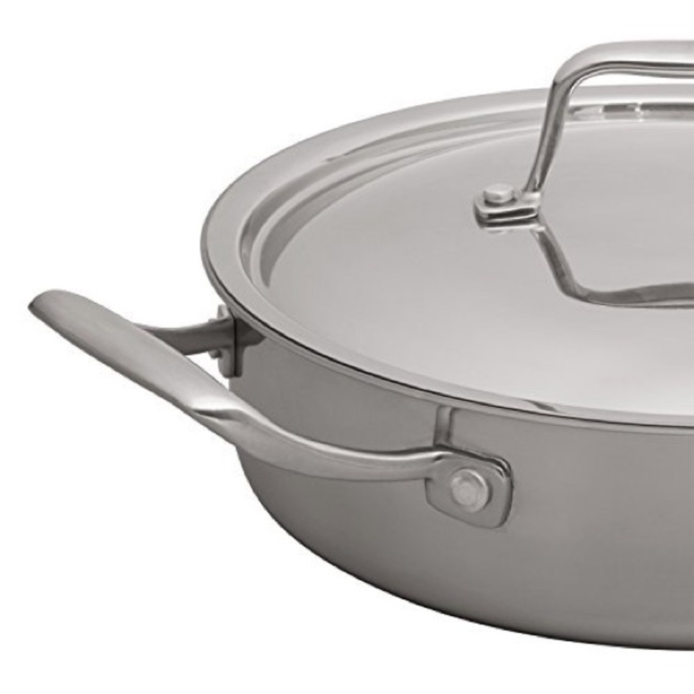 Stone&Beam Tri-Ply Stainless 5qt Saute Pan & Lid - Picture 5 of 16